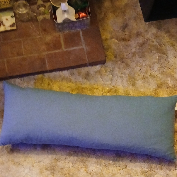 Blue Grateful Thankful Blessed Pillow - Picture 2 of 5